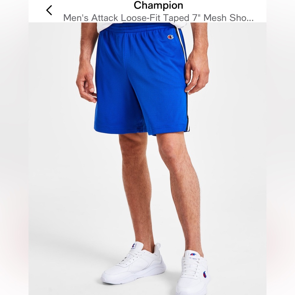 Champion Men's Royal Blue Athletic Shorts Size XL